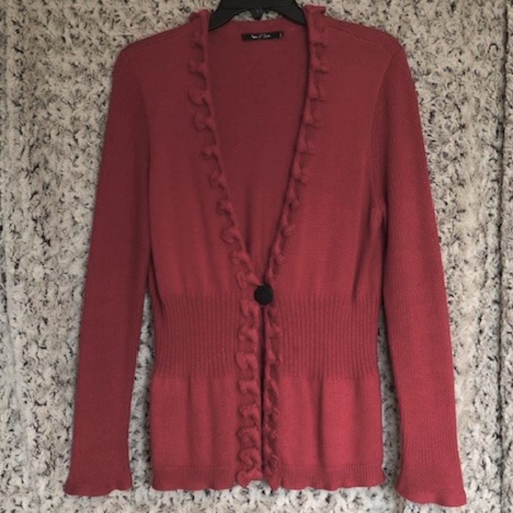 Nic + Zoe Red Sweater